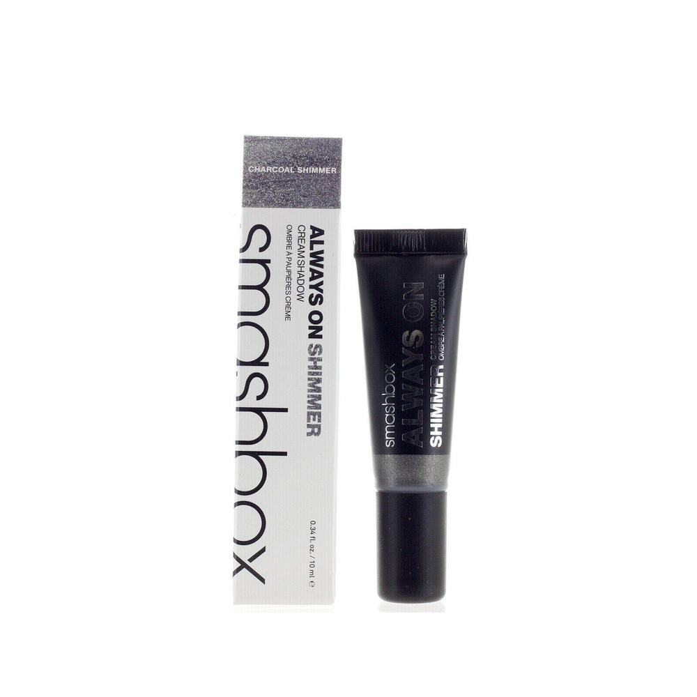 Smashbox Always On Shimmer Cream Shadow Charcoal Shimmer 0.34 Oz NIB